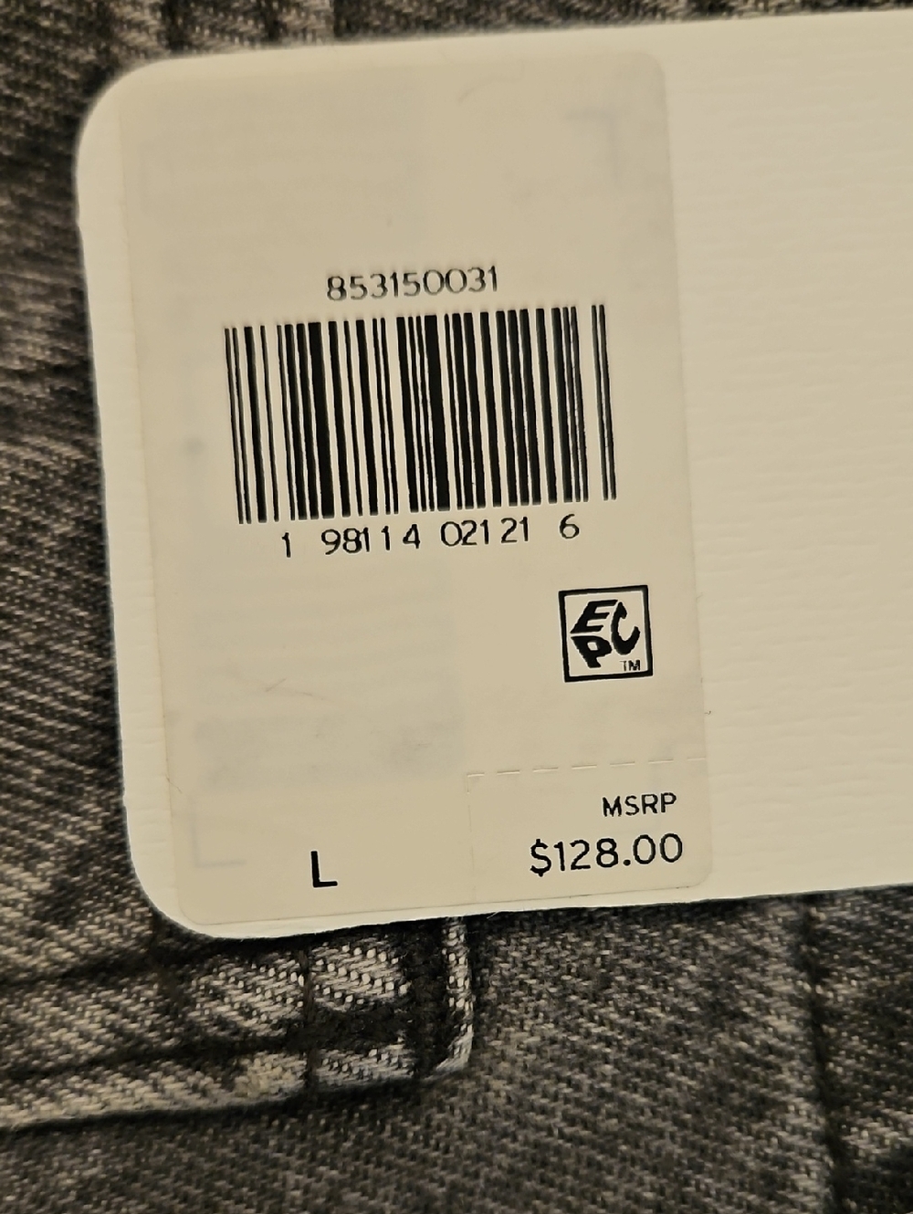 Levi's Gray Washed Denim Overalls - Picture 4 of 12